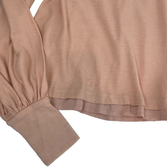 Free People Billie Lawy Pink Balloon Dolmam Sleeve Top - Picture 8 of 15